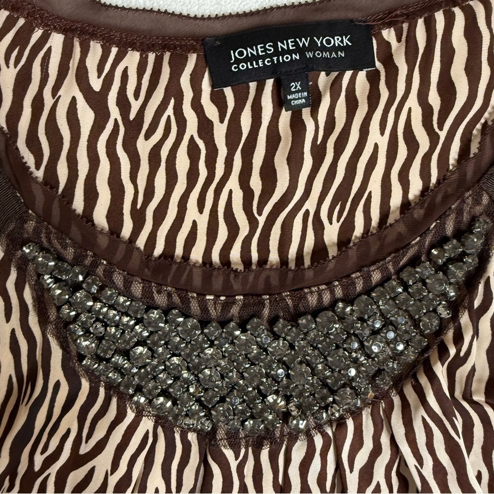 Jones New York Jewel Neck Tank Top - Picture 5 of 7
